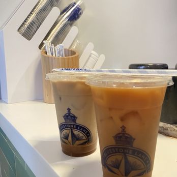 Bluestone Lane San Clemente Café - Vanilla latte & a Cold Brew - Breakfast & Brunch Near Me - San Clemente, California