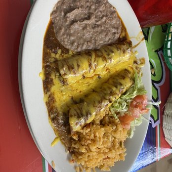 Butcher Boy Taco House - Beef enchilada plate - Mexican Near Me - New Braunfels, Texas