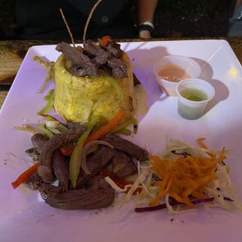 Latin Burger Grill - Skirt steak mofongo - Barbeque Near Me - Río Grande, Puerto Rico Latin Burger Grill - Skirt steak mofongo - Barbeque Near Me - Río Grande, Puerto Rico