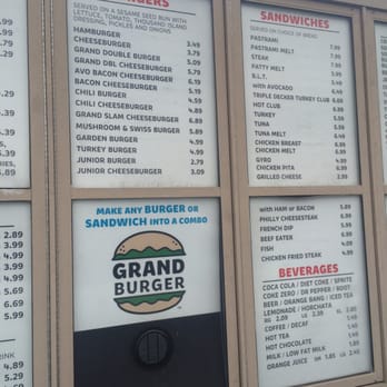 Grand Burger - Menu - Burgers Near Me - Glendora, California