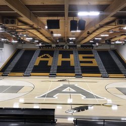 Arapahoe High School - New floor and bleachers.
