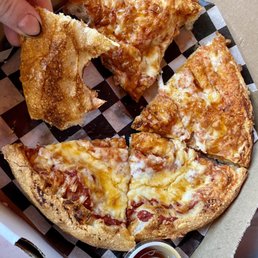 10 10" BUILD YOUR PIZZA plain cheese pizza with a side of hot honey