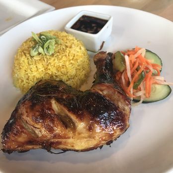 Bonifacio - A closer look at the lemongrass chicken entree. - Filipino Near Me - Columbus, Ohio Bonifacio - A closer look at the lemongrass chicken entree. - Filipino Near Me - Columbus, Ohio