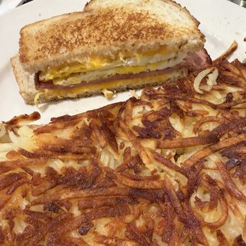 Elios Family Restaurant - Ham, Egg & American Cheese Sandwich - American Near Me - San Leandro, California Elios Family Restaurant - Ham, Egg & American Cheese Sandwich - American Near Me - San Leandro, California