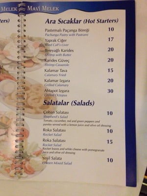 Menu photo 6 Mavi Melek Restaurant Istanbul, 34