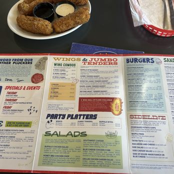 Pluckers Wing Bar - Arlington - Menu - Chicken Wings Near Me - Arlington, Texas