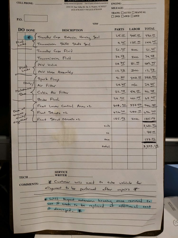 AUTOMOTIVE INSTINCTS Updated August 2024 2050 W Deer Valley Rd, Phoenix, Arizona Auto
