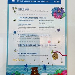 The Hive - Build your own cold bowl menu (May 2023)