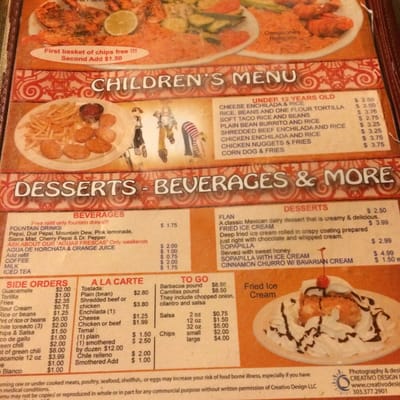 Menu photo 1 La Panda Mexican Restaurant II Longmont, CO Menu photo 1 La Panda Mexican Restaurant II Longmont, CO