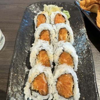 Kurogi Ramen and Sushi - Salmon roll - Sushi Bars Near Me - Fort Worth, Texas Kurogi Ramen and Sushi - Salmon roll - Sushi Bars Near Me - Fort Worth, Texas