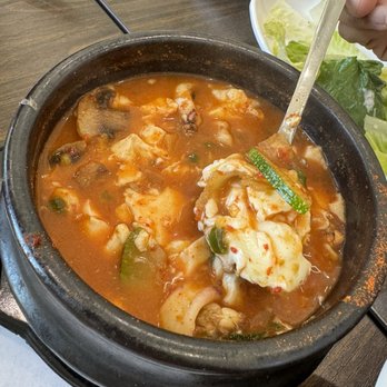 Masito - Seafood Soon Tofu Soup in Regular spice Level, a la Carte 15.99 08.29.24 - Korean Near Me - Anaheim, California Masito - Seafood Soon Tofu Soup in Regular spice Level, a la Carte 15.99 08.29.24 - Korean Near Me - Anaheim, California