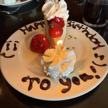 The Cheesecake Factory - Cheesecake with strawberries - Desserts Near Me - Bridgewater, New Jersey