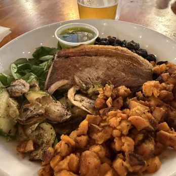 Blue Surf Cafe - Power Bowl w sweet potatoes and brisket! - Cafes Near Me - Wilmington, North Carolina