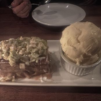 Herbs & Rye - Apple bread pudding with vanilla ice cream - Steakhouses Near Me - Las Vegas, Nevada