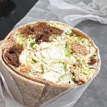 Food For Thought - Caesar Salad w/ Chicken Wrap - Juice Bars & Smoothies Near Me - Garden City, New York Food For Thought - Caesar Salad w/ Chicken Wrap - Juice Bars & Smoothies Near Me - Garden City, New York