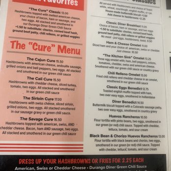 Durango Diner - Menu - Diners Near Me - Durango, Colorado