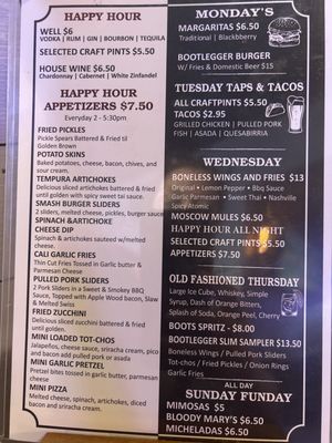 Menu photo 1 Boot Leggers Bakersfield, CA Menu photo 1 Boot Leggers Bakersfield, CA