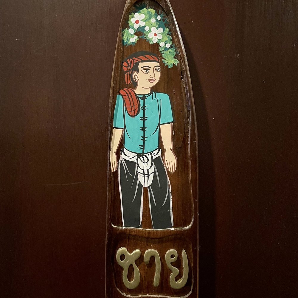 At Nine Thai - Bathroom sign (men's) - Thai Near Me - Centennial, Colorado At Nine Thai - Bathroom sign (men's) - Thai Near Me - Centennial, Colorado