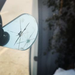 3 Brother's Glass and Auto - Large rock chip before repair..