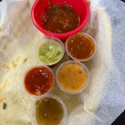 Centro Taqueria - Salsa bar!