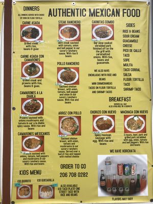 Menu photo 2 Taqueria El Corral Fife, WA