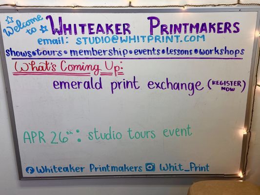 Whiteaker Printmakers by null