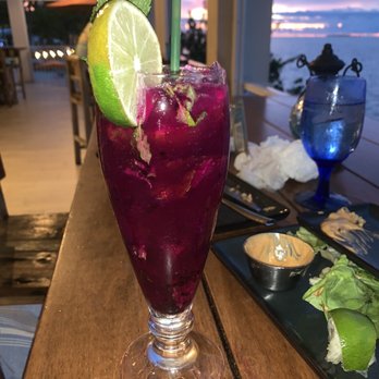 Sol by the Sea - dragon fruit mojito - Caribbean Near Me - Key Largo, Florida Sol by the Sea - dragon fruit mojito - Caribbean Near Me - Key Largo, Florida