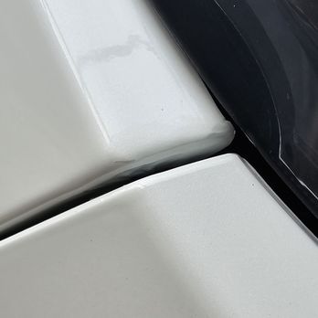 Carmona's Collision Repair - Paint is smudged in corner of new part. - Body Shops Near Me - Fullerton, California Carmona's Collision Repair - Paint is smudged in corner of new part. - Body Shops Near Me - Fullerton, California