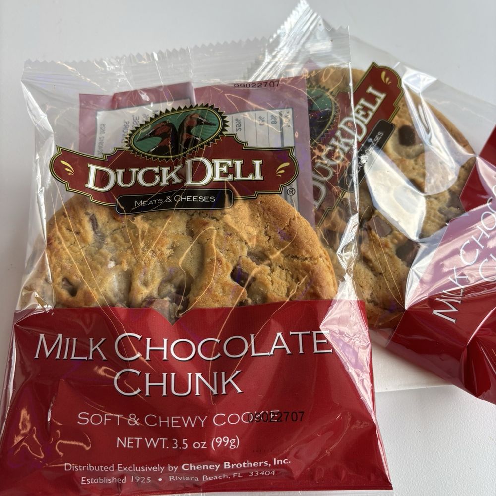 Brightline Orlando Station - Milk Chocolate Cookies (available for purchase onboard train $4 each) - Train Stations Near Me - Orlando, Florida Brightline Orlando Station - Milk Chocolate Cookies (available for purchase onboard train $4 each) - Train Stations Near Me - Orlando, Florida