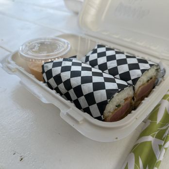 The Musubi Truck - Ahí Katsu - not easy to tell but these are thicker than they look in the picture - Food Trucks Near Me - Kapaa, Hawaii