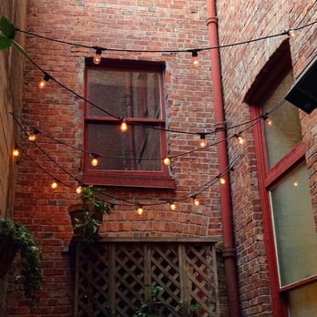 Oddfellows Cafe & Bar - seating in the back alley - Breakfast & Brunch Near Me - Seattle, Washington Oddfellows Cafe & Bar - seating in the back alley - Breakfast & Brunch Near Me - Seattle, Washington
