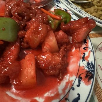 Wah Shine - Sweet and sour chicken! Perfectly crispy and a good ratio of chicken to veg. - Chinese Near Me - Vacaville, California