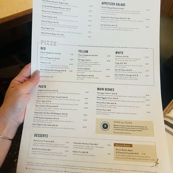 Piccolo Buco by Cooper's Hawk - Menu - Wine Bars Near Me - Tampa, Florida