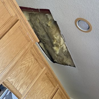 T E Drywall - Before - Drywall Installation & Repair Near Me