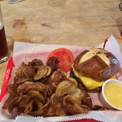 Davis' Place - Pretzel burger- pretty good!