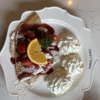 Sweet Maple - Strawberry Nutella Crepe - American Near Me - San Francisco, California Sweet Maple - Strawberry Nutella Crepe - American Near Me - San Francisco, California