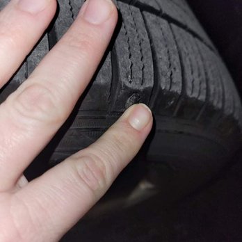 Caliber Collision - The plug is still in the same tire that was supposed to be changed. - Body Shops Near Me - Xenia, Ohio Caliber Collision - The plug is still in the same tire that was supposed to be changed. - Body Shops Near Me - Xenia, Ohio