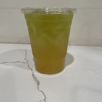 Lucky Coffee - a plastic cup filled with green liquid - Cafes Near Me - San Francisco, California Lucky Coffee - a plastic cup filled with green liquid - Cafes Near Me - San Francisco, California