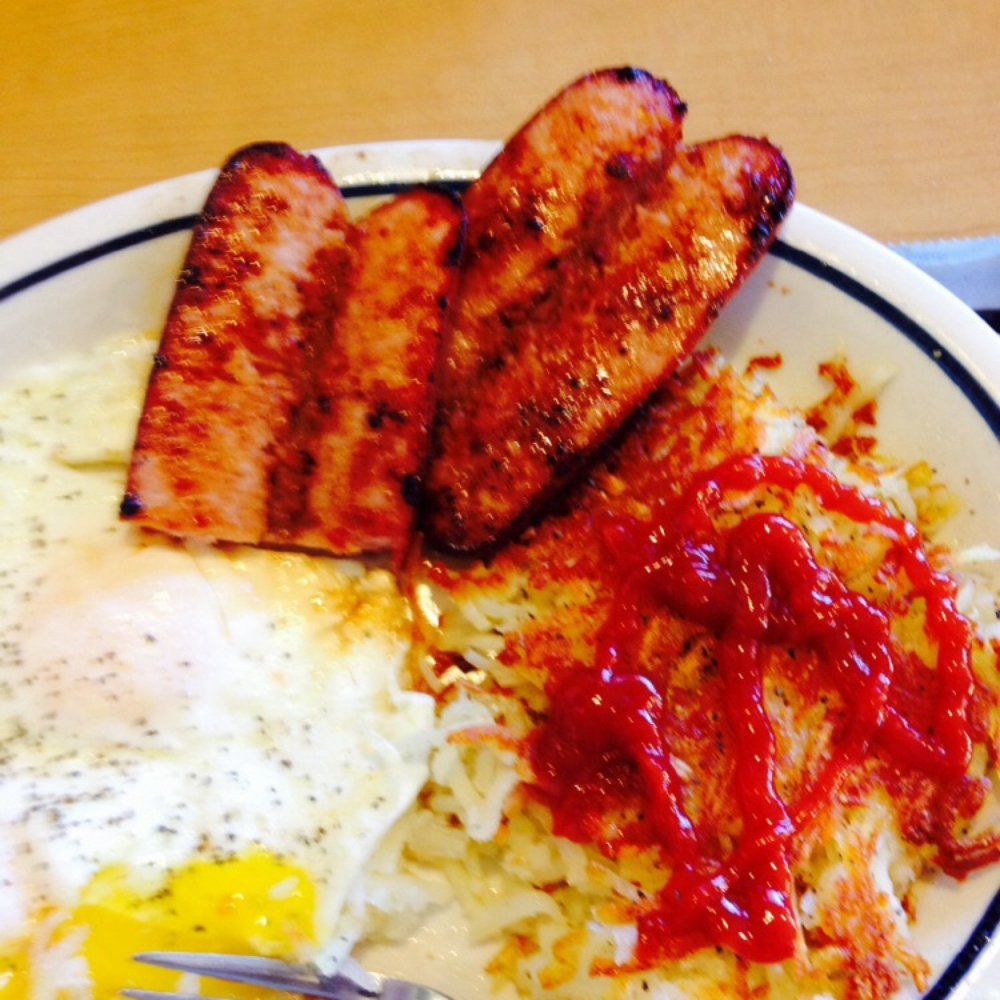 IHOP - Smoked sausage combo with 2 pancakes (not pictured) - Breakfast & Brunch Near Me - Fontana, California