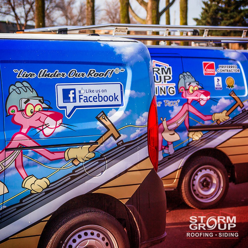 Slide of Storm Group Roofing