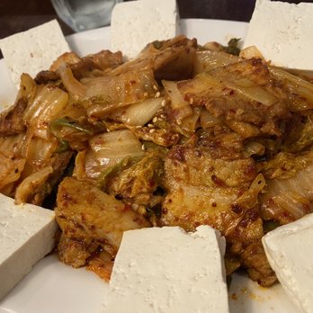 Sa Ri One Grill - Fried pork with Kimchi and extra tofu - Korean Near Me - Tampa, Florida