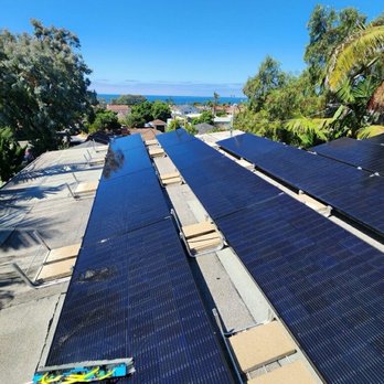 Clean Clear Services SD - After! I know these panels will make more electricity now that they are shiny and clean! - Solar Panel Cleaning Near Me - San Diego, California