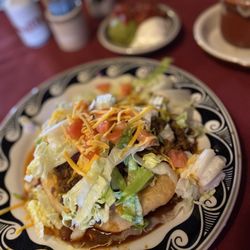El Tovar Dining Room - Navajo fried bread taco