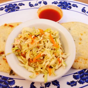 Maya's Cafe - Cheese and loroco pupusas! So good! - Latin American Near Me - San Jose, California