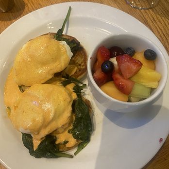 Irregardless Cafe - CRABCAKE Benedict! - New American Near Me - Raleigh, North Carolina