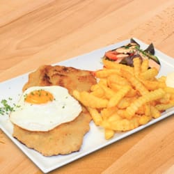Time Out - Schnitzel mit Pommes