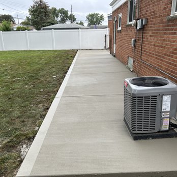 Mitten Made Concrete - Rip-out replace patio out in Fraser. 
Turned out nice. - Masonry/Concrete Near Me