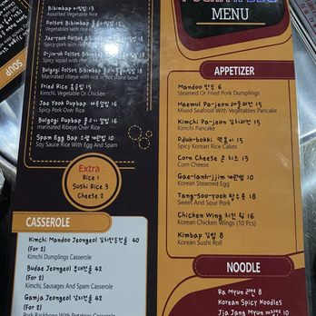 Pocha K-BBQ - Menu #2 - Korean Near Me - Blue Bell, Pennsylvania