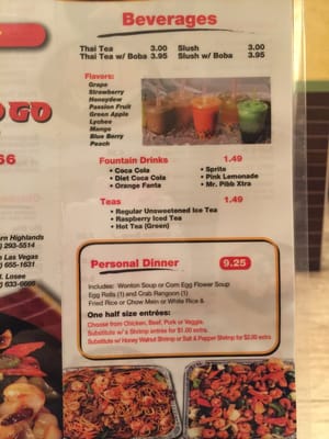 Menu photo 1 China A Go Go Las Vegas, NV Menu photo 1 China A Go Go Las Vegas, NV