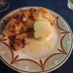 The Lamplighter - Apple strudel.  Made in-house.  :)